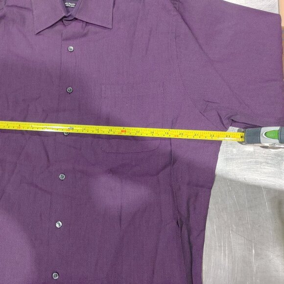 Excellent Condition Calvin Klein Regular Fit Men's Dress Shirt Size 16 32/33 - Picture 4 of 5